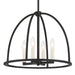 Crystorama ABB-3004-BK Abbott Four Light Chandelier Black Alternate Image.jpg