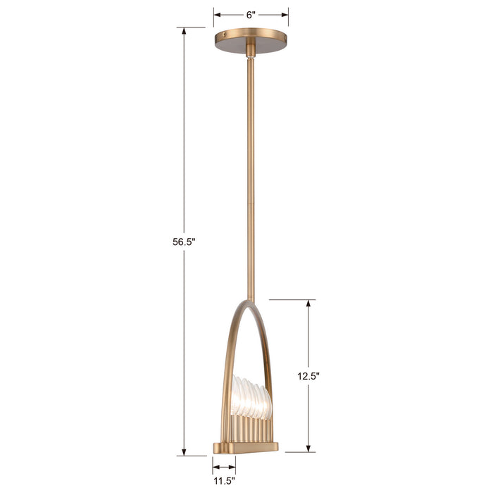 Crystorama ABB-3007-VG Abbott Eight Light Chandelier Vibrant Gold Alternate Image 4.jpg