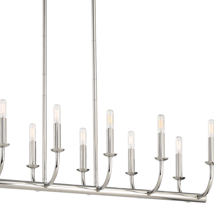 Crystorama BAI-A2112-PN Bailey 12 Light Chandelier Polished Nickel Alternate Image.jpg
