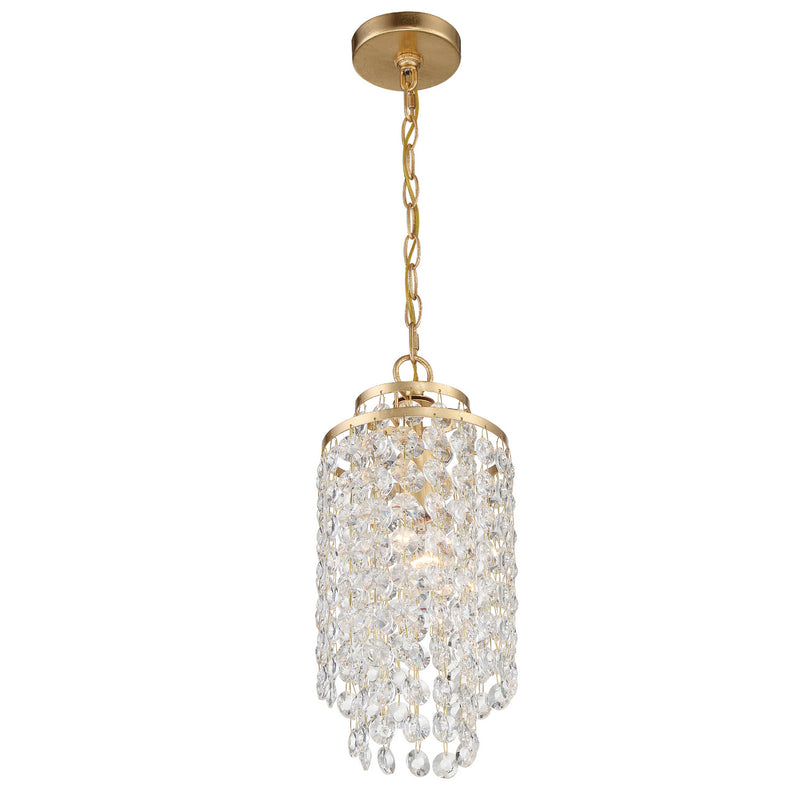 Crystorama GAB-B7301-GA Gabrielle One Light Chandelier Antique Gold Alternate Image 2.jpg