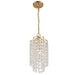 Crystorama GAB-B7301-GA Gabrielle One Light Chandelier Antique Gold Alternate Image 2.jpg