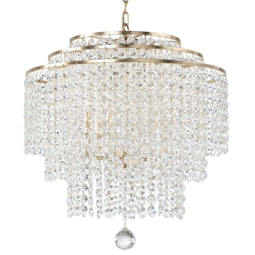 Crystorama GAB-B7305-GA Gabrielle Six Light Chandelier Antique Gold Alternate Image.jpg