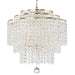Crystorama GAB-B7305-GA Gabrielle Six Light Chandelier Antique Gold Alternate Image.jpg