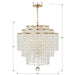 Crystorama GAB-B7305-GA Gabrielle Six Light Chandelier Antique Gold Alternate Image 4.jpg