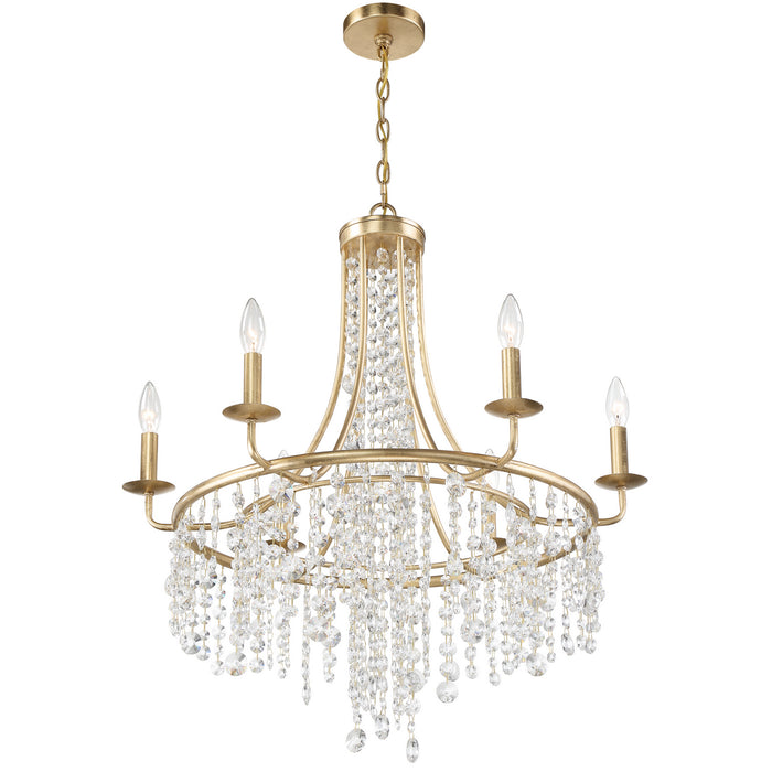 Crystorama GAB-B7306-GA Gabrielle Six Light Chandelier Antique Gold Alternate Image.jpg