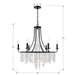 Crystorama GAB-B7306-MK Gabrielle Six Light Chandelier Matte Black Alternate Image 4.jpg