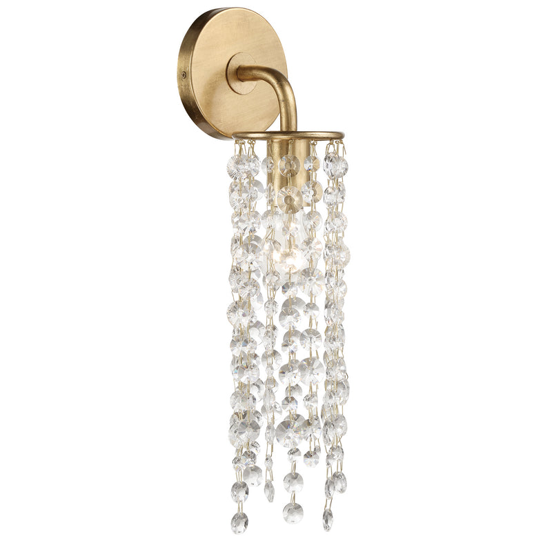 Crystorama GAB-B7311-GA Gabrielle One Light Wall Sconce Antique Gold Alternate Image.jpg