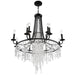 Crystorama GAB-B7312-MK Gabrielle 12 Light Chandelier Matte Black Alternate Image.jpg