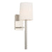 Crystorama WES-9901-PN Weston One Light Wall Sconce Polished Nickel Alternate Image 2.jpg