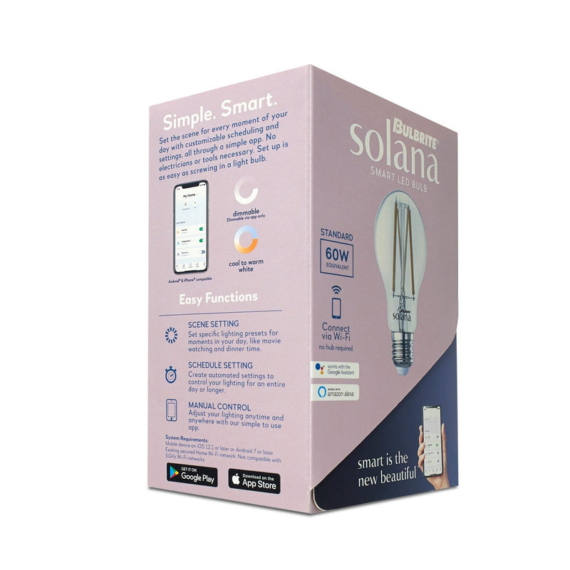 Bulbrite 290125 SMART Light Bulb Clear Alternate Image.jpg