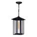 CWI Lighting 0417P9-1-101 Crawford One Light Outdoor Hanging Lantern Black Alt 4.jpg