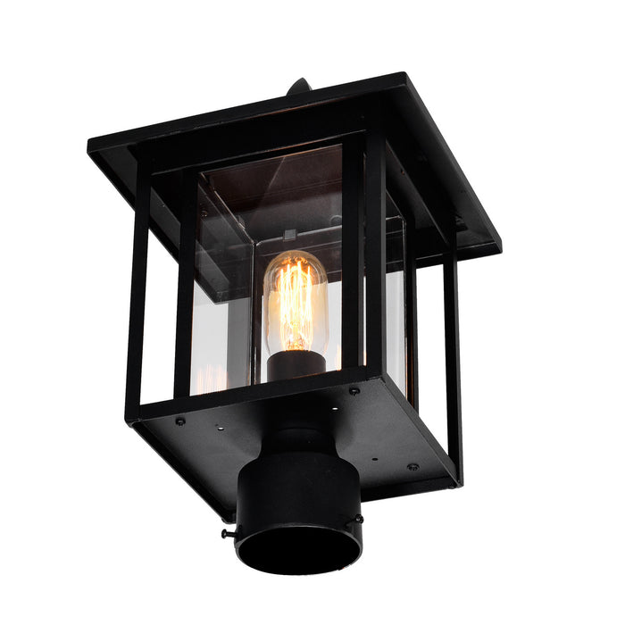 CWI Lighting 0417PT9-1-101 Crawford One Light Outdoor Lantern Head Black Alt 2.jpg