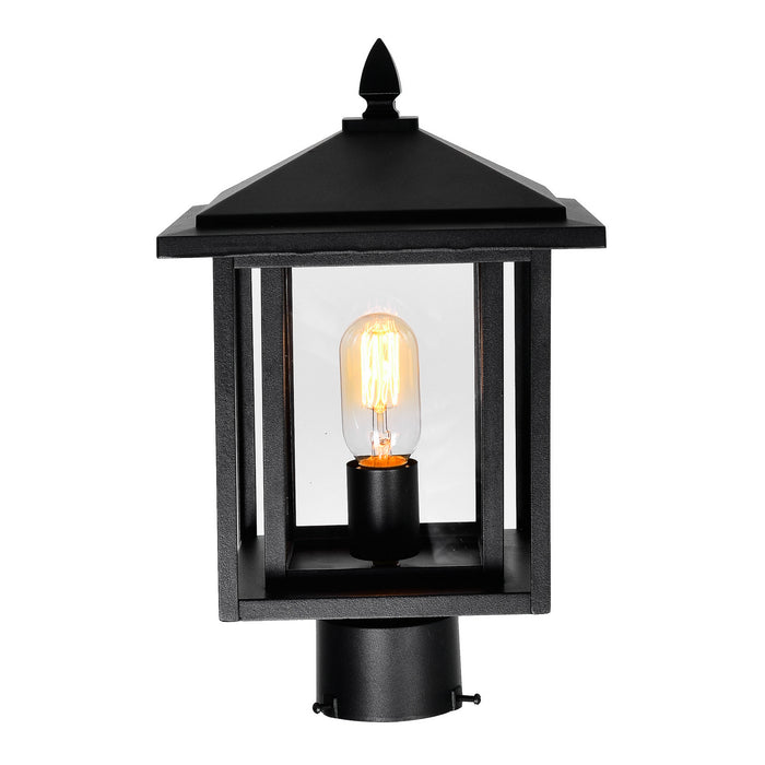 CWI Lighting 0417PT9-1-101 Crawford One Light Outdoor Lantern Head Black Alt 3.jpg