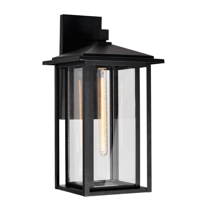 CWI Lighting 0417W11-1-101 Crawford One Light Outdoor Wall Mount, Black Alternate Image 3.jpg