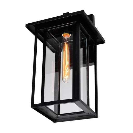 CWI Lighting 0417W9-1-101 Crawford One Light Outdoor Wall Mount Black Alt 1.jpg