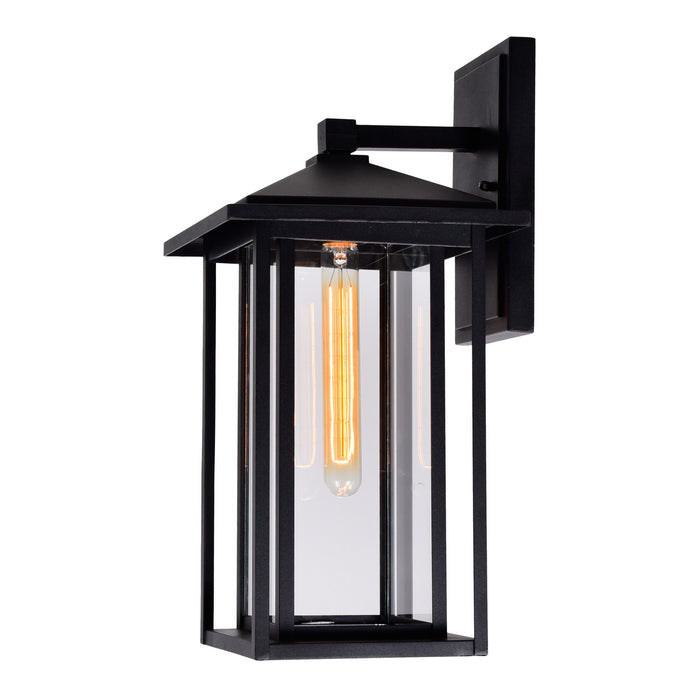 CWI Lighting 0417W9-1-101 Crawford One Light Outdoor Wall Mount Black Alt 2.jpg