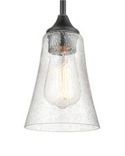 Millennium 1461-MB Natalie One Light Pendant, Matte Black Alternate Image.jpg