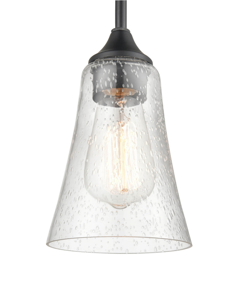 Millennium 1461-MB Natalie One Light Pendant, Matte Black Alternate Image.jpg