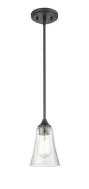 Millennium 1461-MB Natalie One Light Pendant, Matte Black Alternate Image 2.jpg