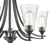 Millennium 1465-MB Natalie Five Light Chandelier, Matte Black Alternate Image 3.jpg