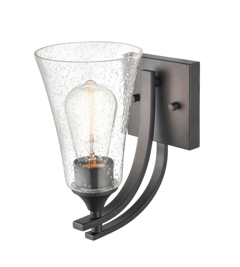 Millennium 1491-MB Natalie One Light Vanity, Matte Black Alternate Image.jpg