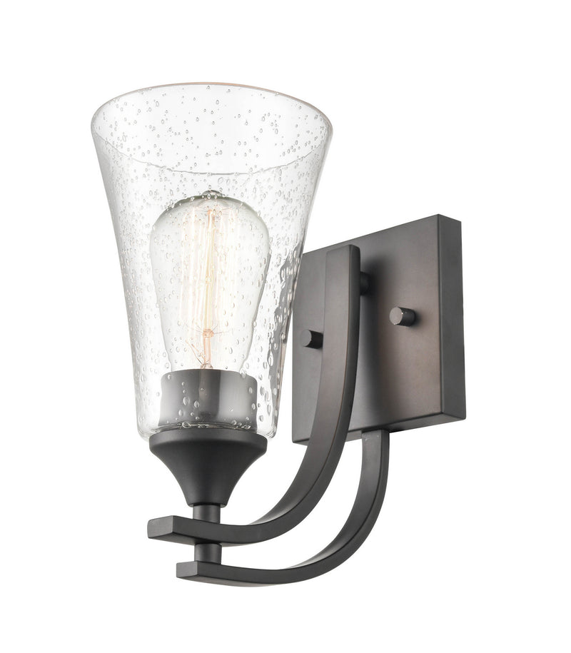 Millennium 1491-MB Natalie One Light Vanity, Matte Black Alternate Image 2.jpg