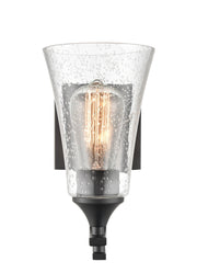 Millennium 1491-MB Natalie One Light Vanity, Matte Black Alternate Image 3.jpg