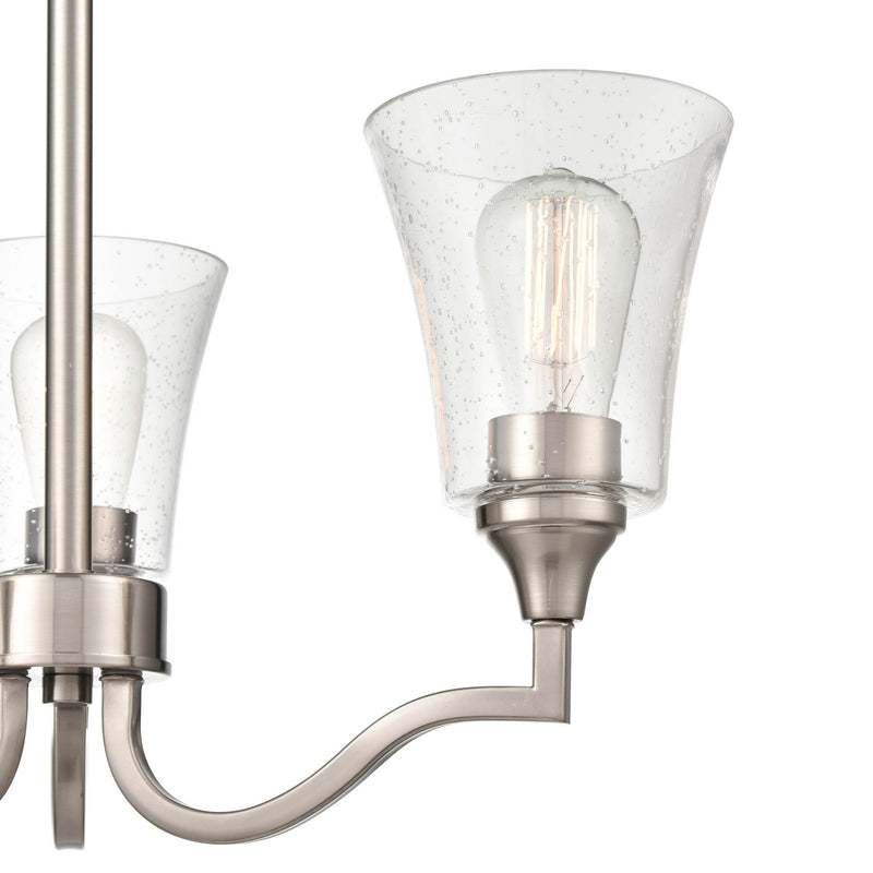 Millennium 2113-BN Caily Three Light Chandelier, Brushed Nickel Alternate Image 3.jpg