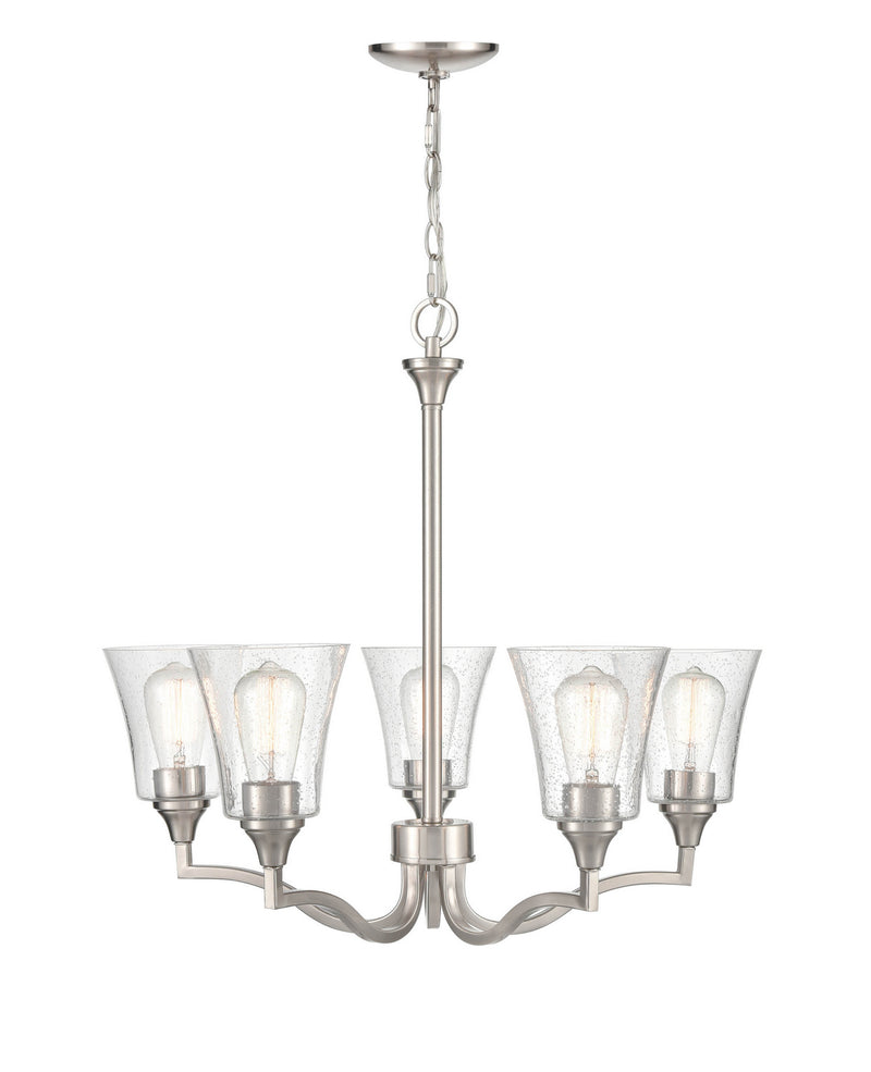 Millennium 2115-BN Caily Five Light Chandelier, Brushed Nickel Alternate Image.jpg