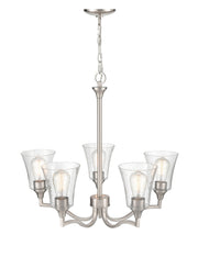 Millennium 2115-BN Caily Five Light Chandelier, Brushed Nickel Alternate Image 3.jpg