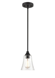 Millennium 2121-MB Caily One Light Pendant, Matte Black Alternate Image 2.jpg