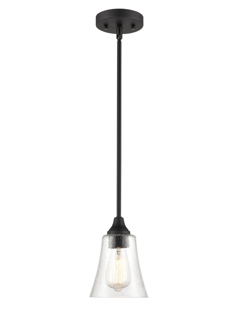 Millennium 2121-MB Caily One Light Pendant, Matte Black Alternate Image 2.jpg