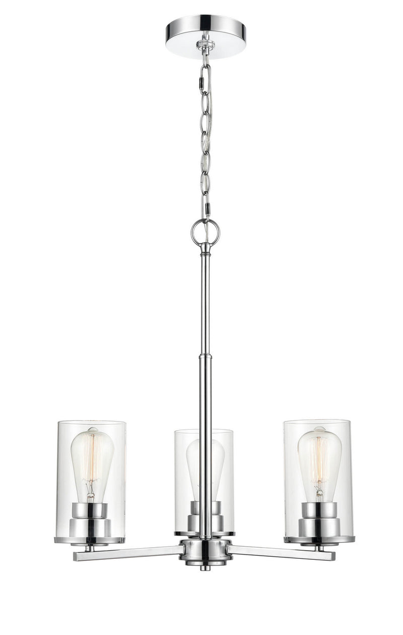 Millennium 2713-CH Verlana Three Light Chandelier, Chrome Alternate Image 2.jpg