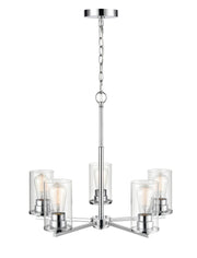 Millennium 2715-CH Verlana Five Light Chandelier, Chrome Alternate Image 3.jpg