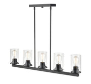 Millennium 2725-MB Verlana Five Light Pendant, Matte Black Alternate Image 2.jpg