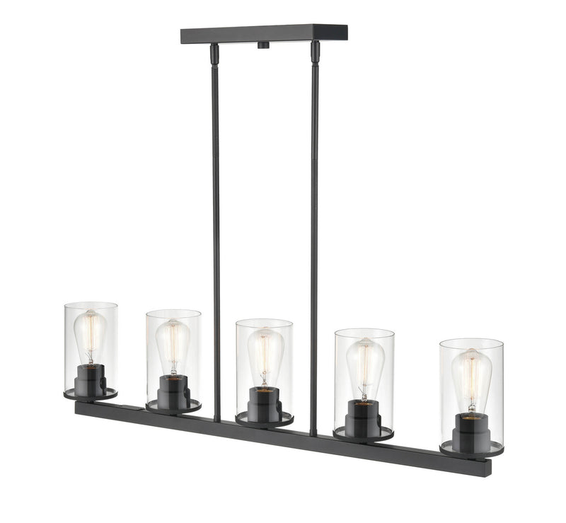 Millennium 2725-MB Verlana Five Light Pendant, Matte Black Alternate Image 2.jpg
