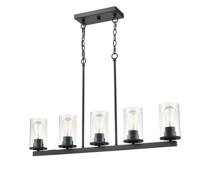 Millennium 2725-MB Verlana Five Light Pendant, Matte Black Alternate Image 6.jpg