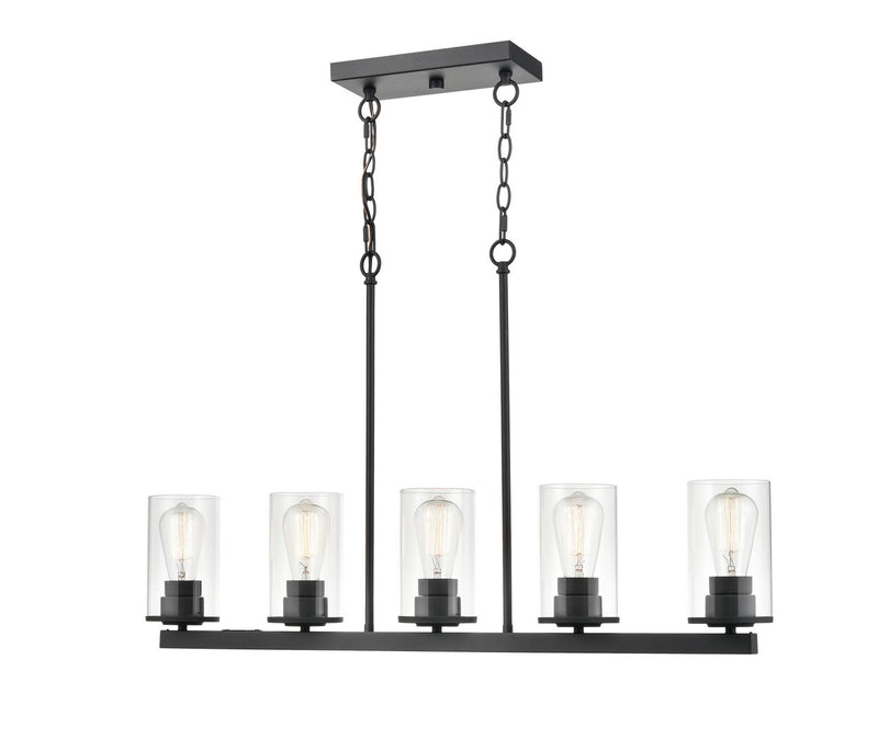 Millennium 2725-MB Verlana Five Light Pendant, Matte Black Alternate Image 8.jpg