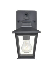 Millennium 4701-PBK Bellmon One Light Outdoor Hanging Lantern, Powder Coat Black Alternate Image.jpg