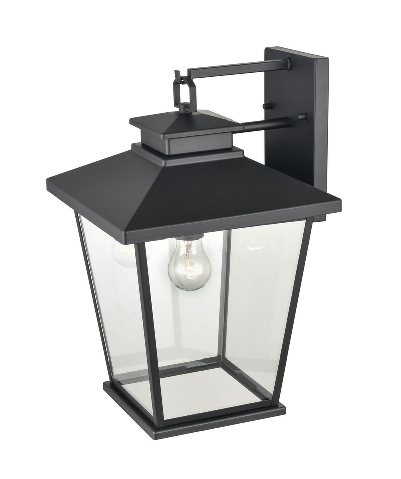 Millennium 4721-PBK Bellmon One Light Outdoor Hanging Lantern, Powder Coat Black Alternate Image 2.jpg
