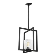 Generation Lighting 5141501-112 Mitte One Light Pendant, Midnight Black Alternate Image.jpg