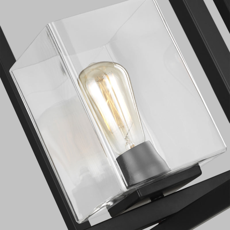 Generation Lighting 5141501-112 Mitte One Light Pendant, Midnight Black Alternate Image 3.jpg