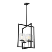 Generation Lighting 5241504-112 Mitte Four Light Hall / Foyer, Midnight Black Alternate Image.jpg
