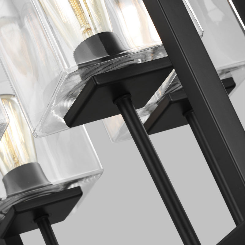 Generation Lighting 5241504-112 Mitte Four Light Hall / Foyer, Midnight Black Alternate Image 2.jpg