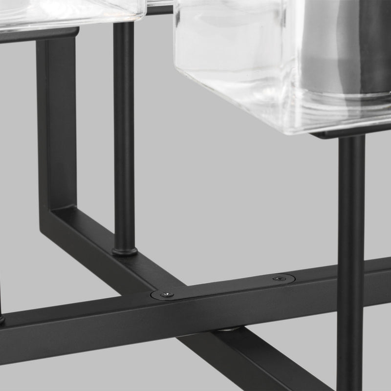 Generation Lighting 5241504-112 Mitte Four Light Hall / Foyer, Midnight Black Alternate Image 3.jpg