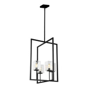 Generation Lighting 5341504-112 Mitte Four Light Hall / Foyer, Midnight Black Alternate Image.jpg