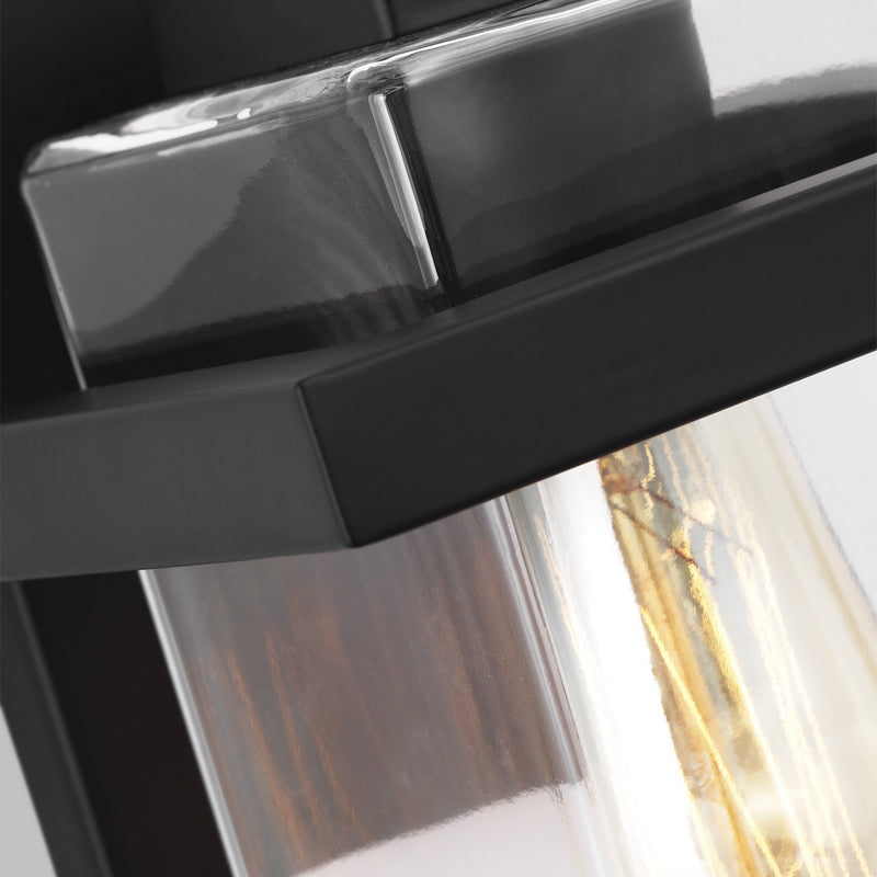 Generation Lighting 4141501-112 Mitte One Light Wall / Bath Sconce, Midnight Black Alternate Image 2.jpg
