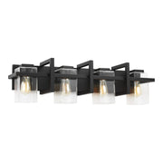 Generation Lighting 4441504-112 Mitte Four Light Wall / Bath, Midnight Black Alternate Image.jpg