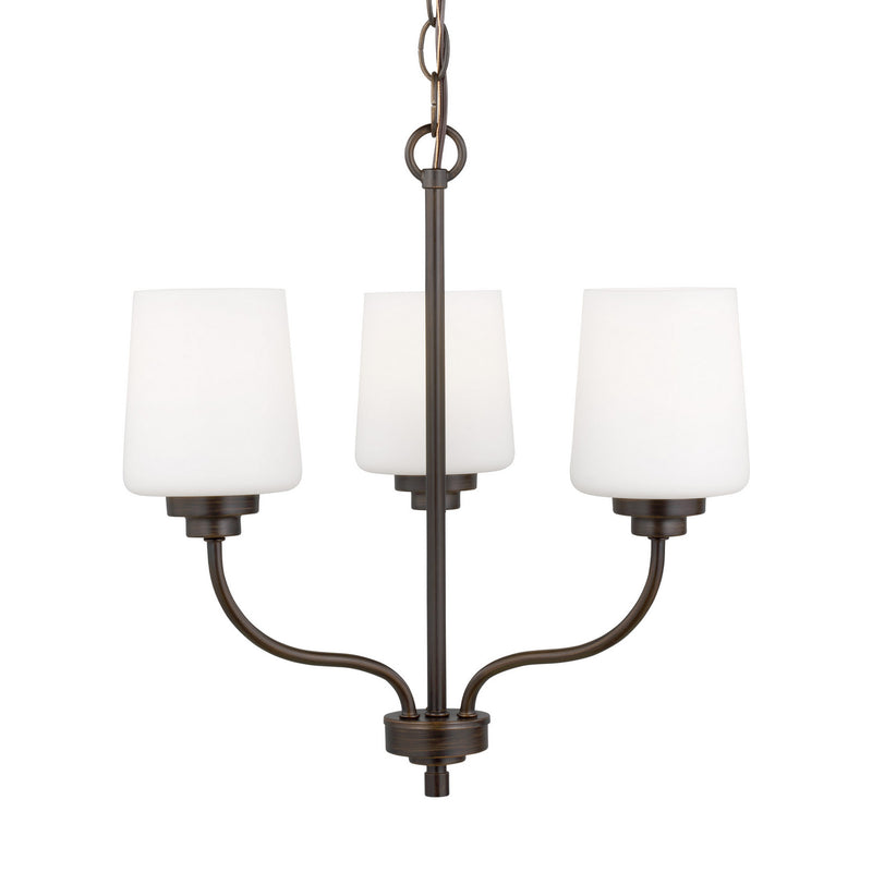 Generation Lighting 3102803-710 Windom Three Light Chandelier, Bronze Alternate Image.jpg