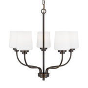 Generation Lighting 3102805-710 Windom Five Light Chandelier, Bronze Alternate Image.jpg